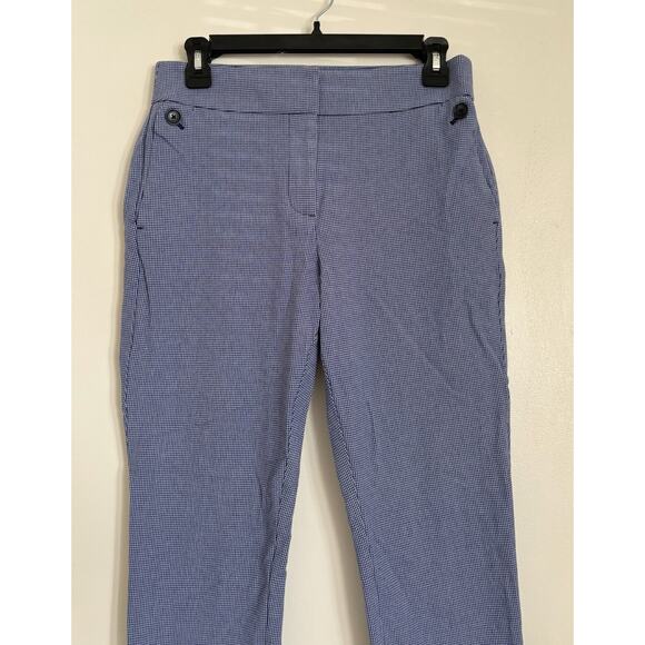 Blue Loft Marisa High Rise Houndstooth Dress Pants 6 - Picture 2 of 5